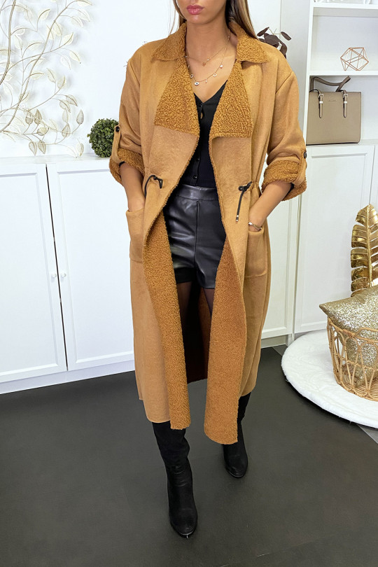 teddy camel coat