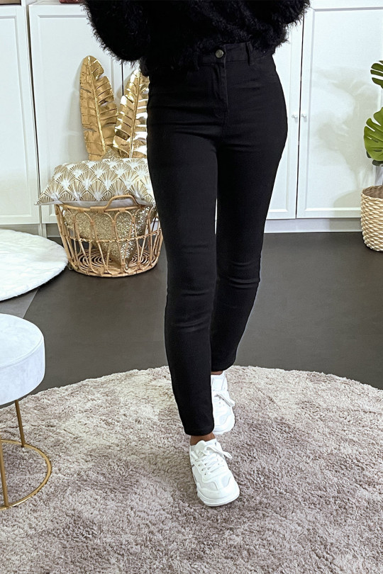zwarte rechte jeans met achterzakken - 6