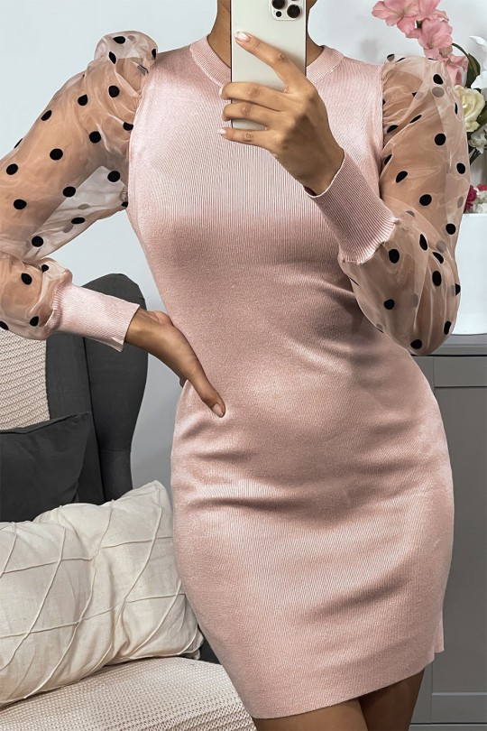 robe pull manche bouffante