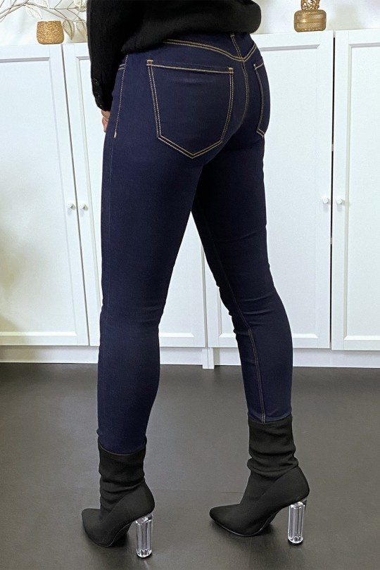 Raw slim jeans met stretch en zakken - 8