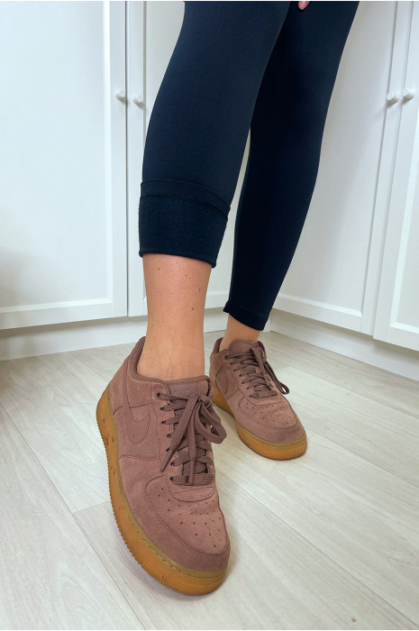 Legging marine molletoné taille haute special ventre plat - 8