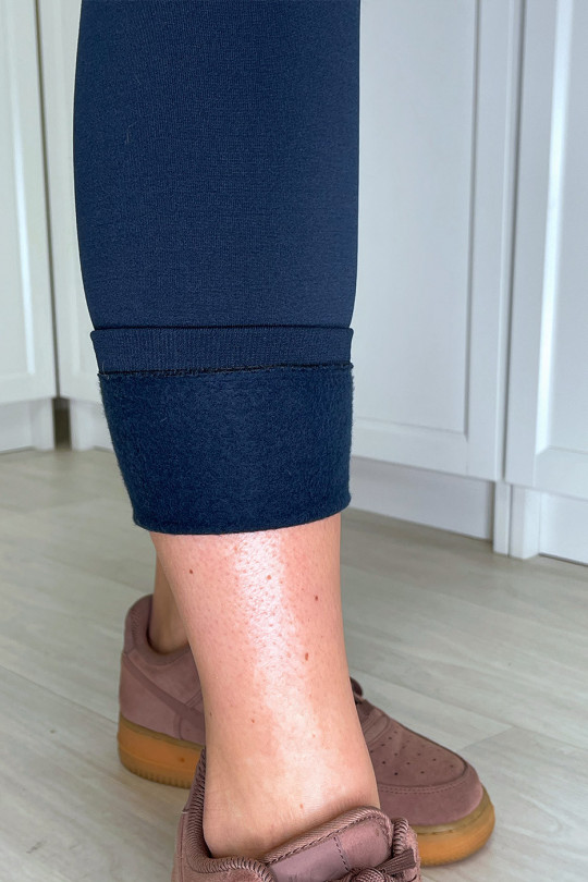 Legging vert molletoné taille haute special ventre plat Legging vert molletoné taille haute special ventre plat