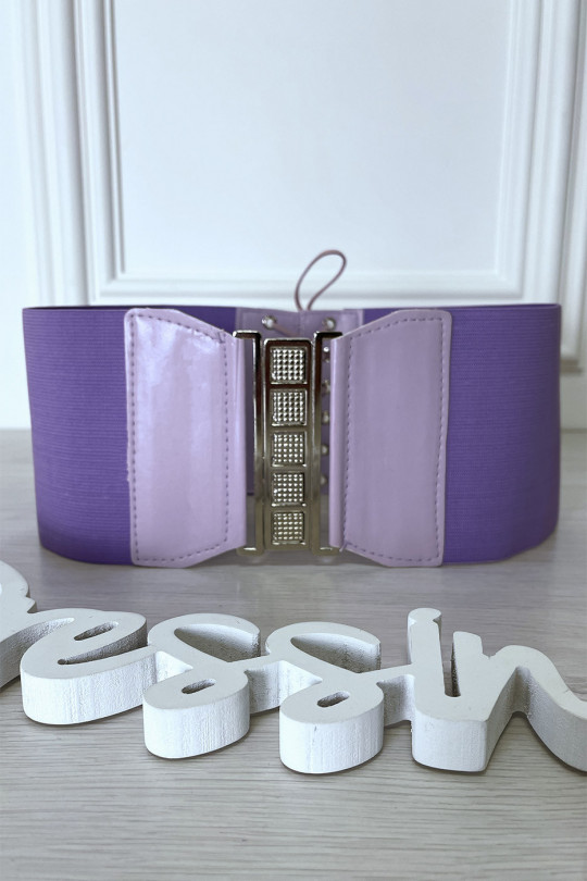 Lilac waist belt with lace up back - 6