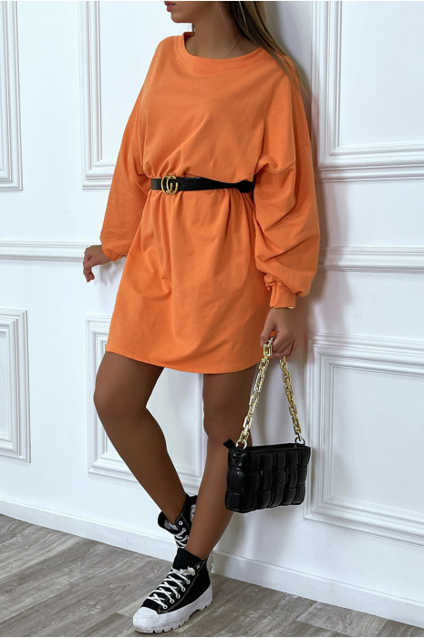 Robe sweat orange sale