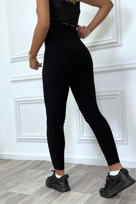 Black anti-cellulite leggings with push-up effect - 6