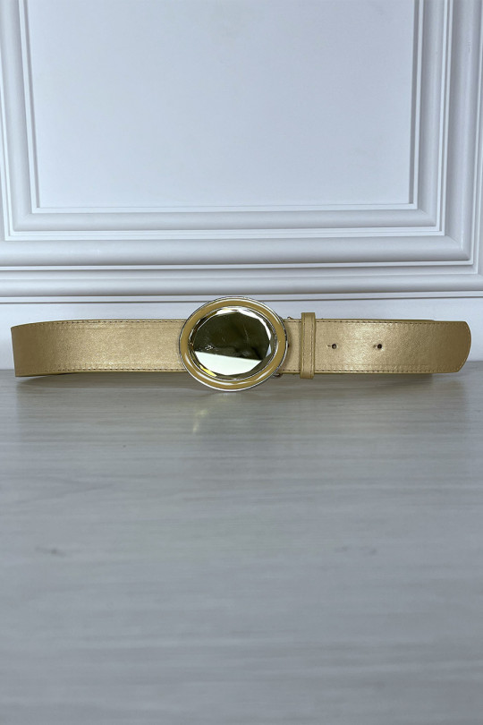Golden belt with jeweled buckle - 1