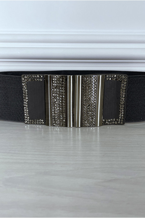 Adjustable belt with rhinestones - 3