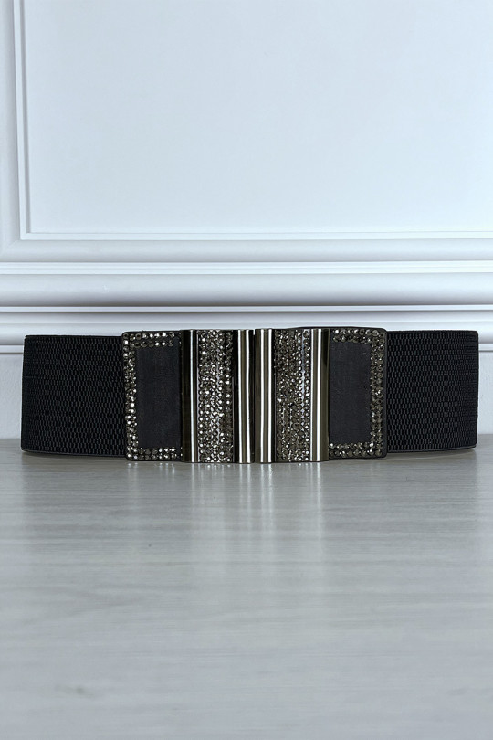 Adjustable belt with rhinestones - 4