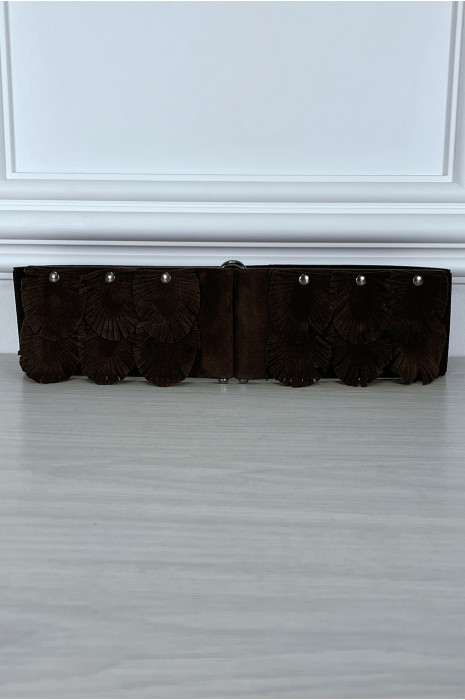 Bohemian belt with suede-style fringe - 2