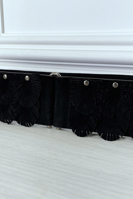 Ceinture bohème à frange façon suède