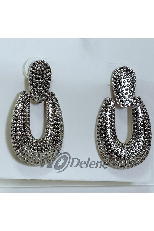 SiSZer earrings with embossed beads - 3