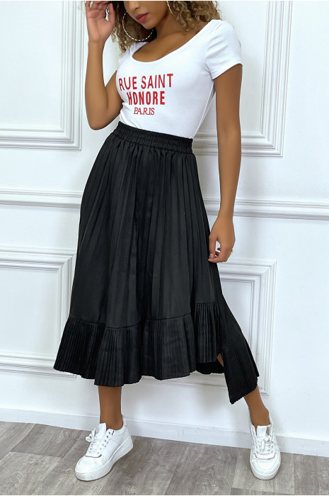 Body manches courtes blanc avec écriture - 2