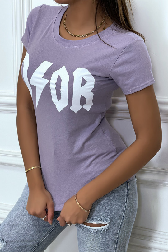 Lilac D / OR t-shirt - 2