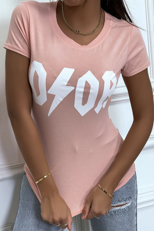 D / OR roze t-shirt - 1