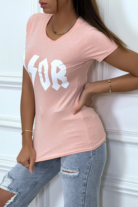 D / OR roze t-shirt - 2