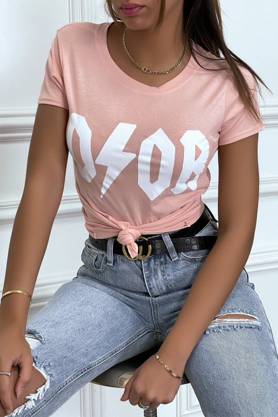 D / OR roze t-shirt - 3