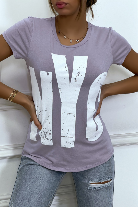 Lilac NYC t-shirt - 3