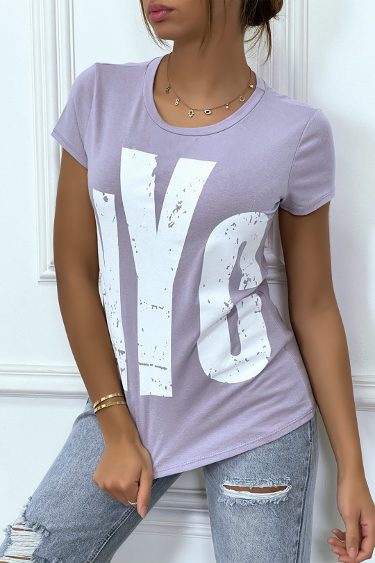 Lilac NYC t-shirt - 4
