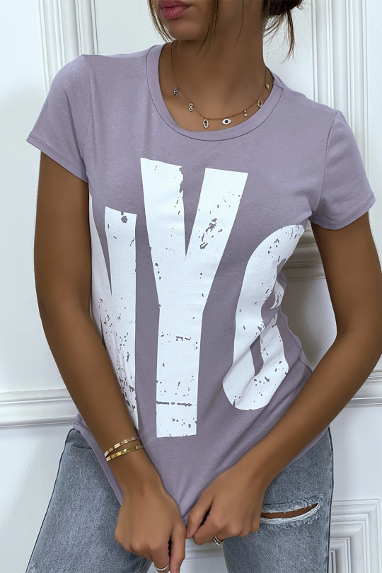 Lilac NYC t-shirt - 5