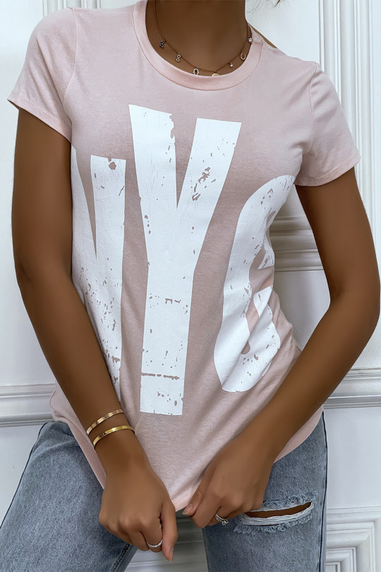 NYC roze t-shirt - 3