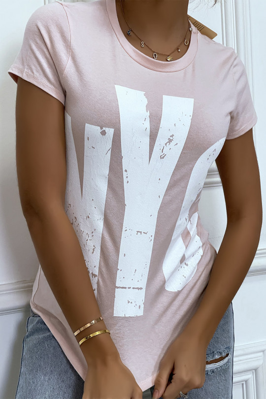 NYC roze t-shirt - 4