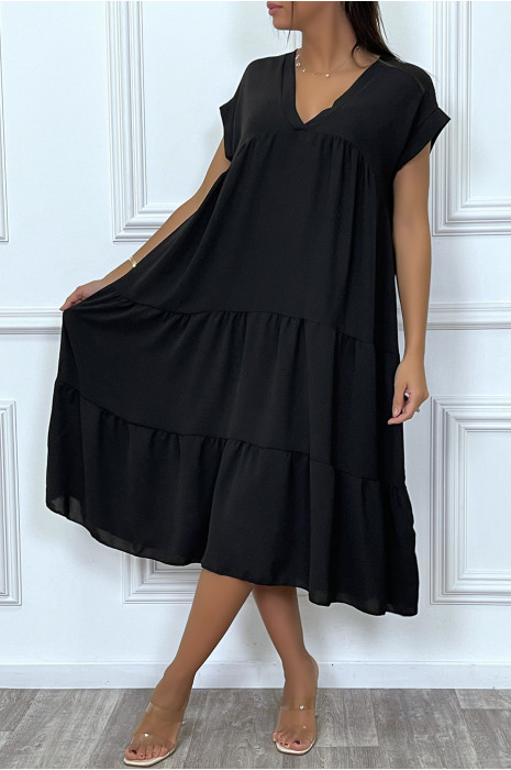 RoLL noire longue et ample - 1