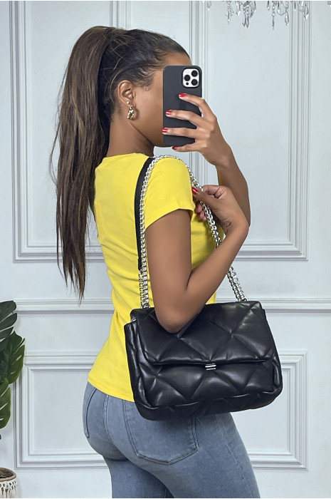 Yellow flamingo print T-shirt - 3