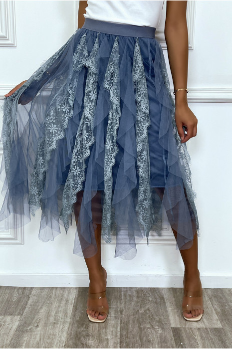 Jupe hotsell tulle bleu