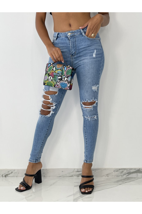 Jeans slim detroy bleu - 2