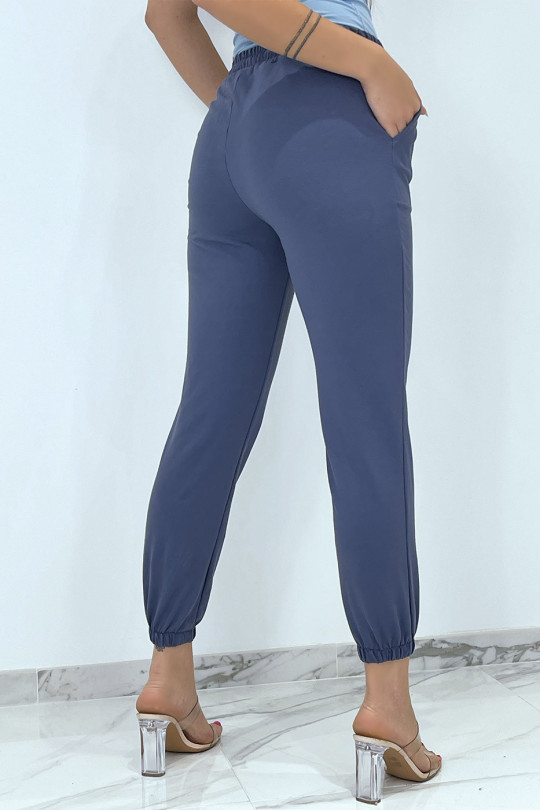 Indigo jogging with pockets and elastic very comfortable to wear - 2