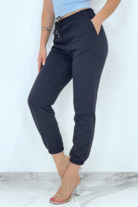 Navy jogging with pockets and elastic very comfortable to wear - 5