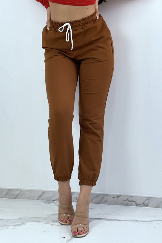 Cognac jogging with pockets and elastic very comfortable to wear - 4
