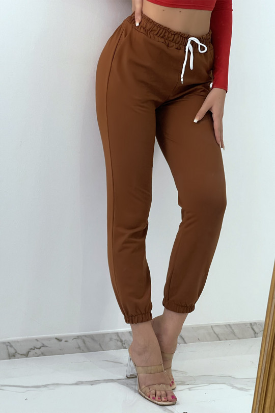 Cognac jogging with pockets and elastic very comfortable to wear - 5