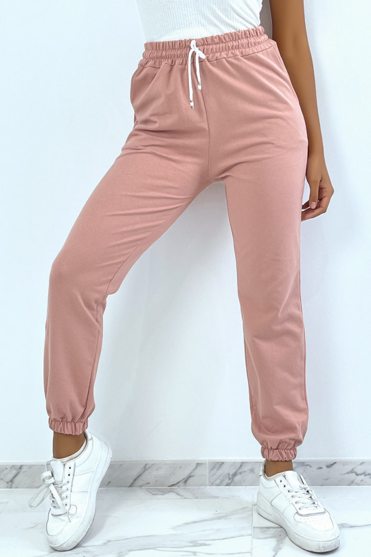 Jogging rose avec poches et élastique très agréable à porter - 3