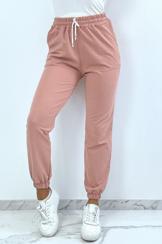 Jogging rose avec poches et élastique très agréable à porter - 4