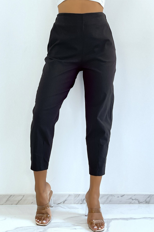 Pantalon cargo noir très tendance avec poche arrière - 4