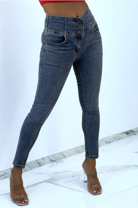 PaPPalon jeans met hoge taille en 3 knopen in de taille - 3