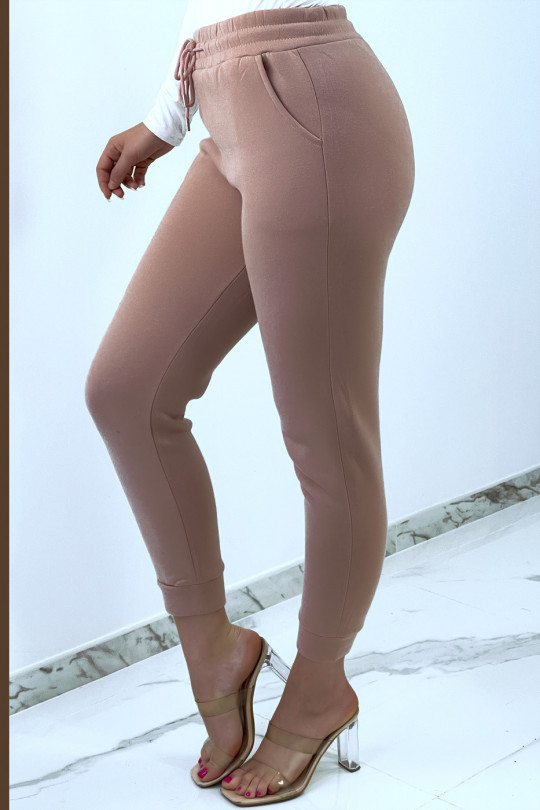 Premium pink jogging bottoms with soft, warm interior - 7