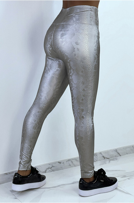 Silver shop spandex pants