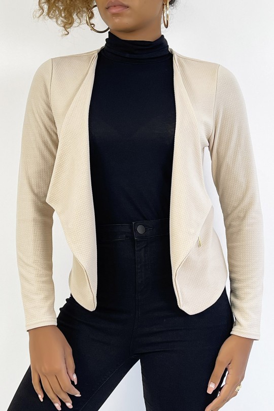 womens zip blazer