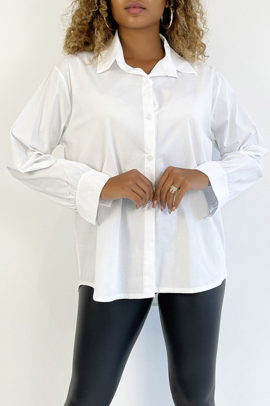 White cotton shirt very trendy and 