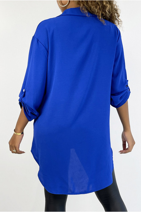 Chemise royal très chic avec poche au buste - 4