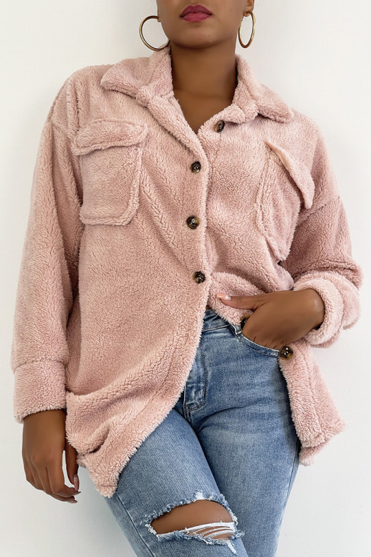 surchemise rose femme