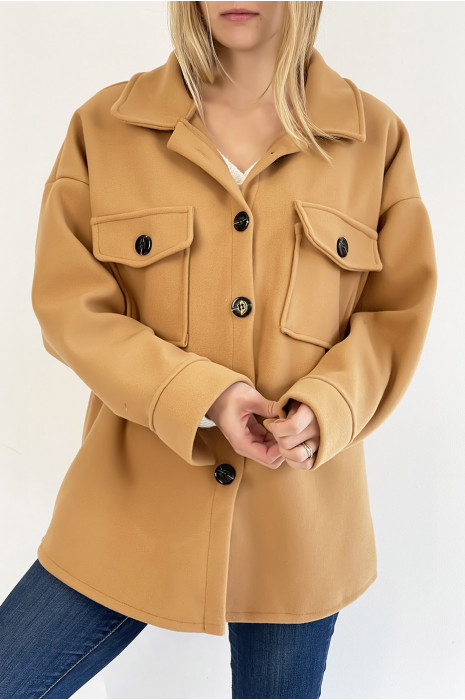 womens thick shirt jacket