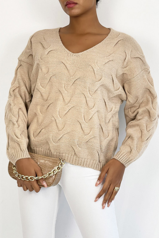 Pull court manche longue sale