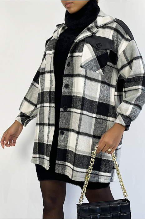 surchemise longue grise