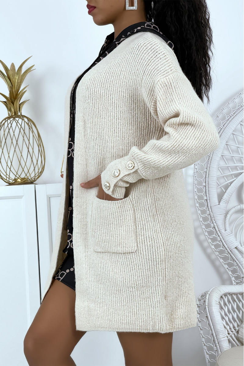 GiWGt beige bien épais femme - 2