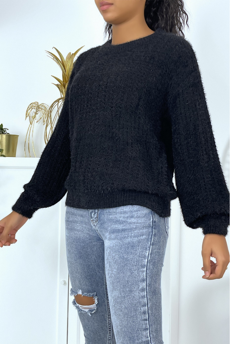 Cheap thick black sweater - 7