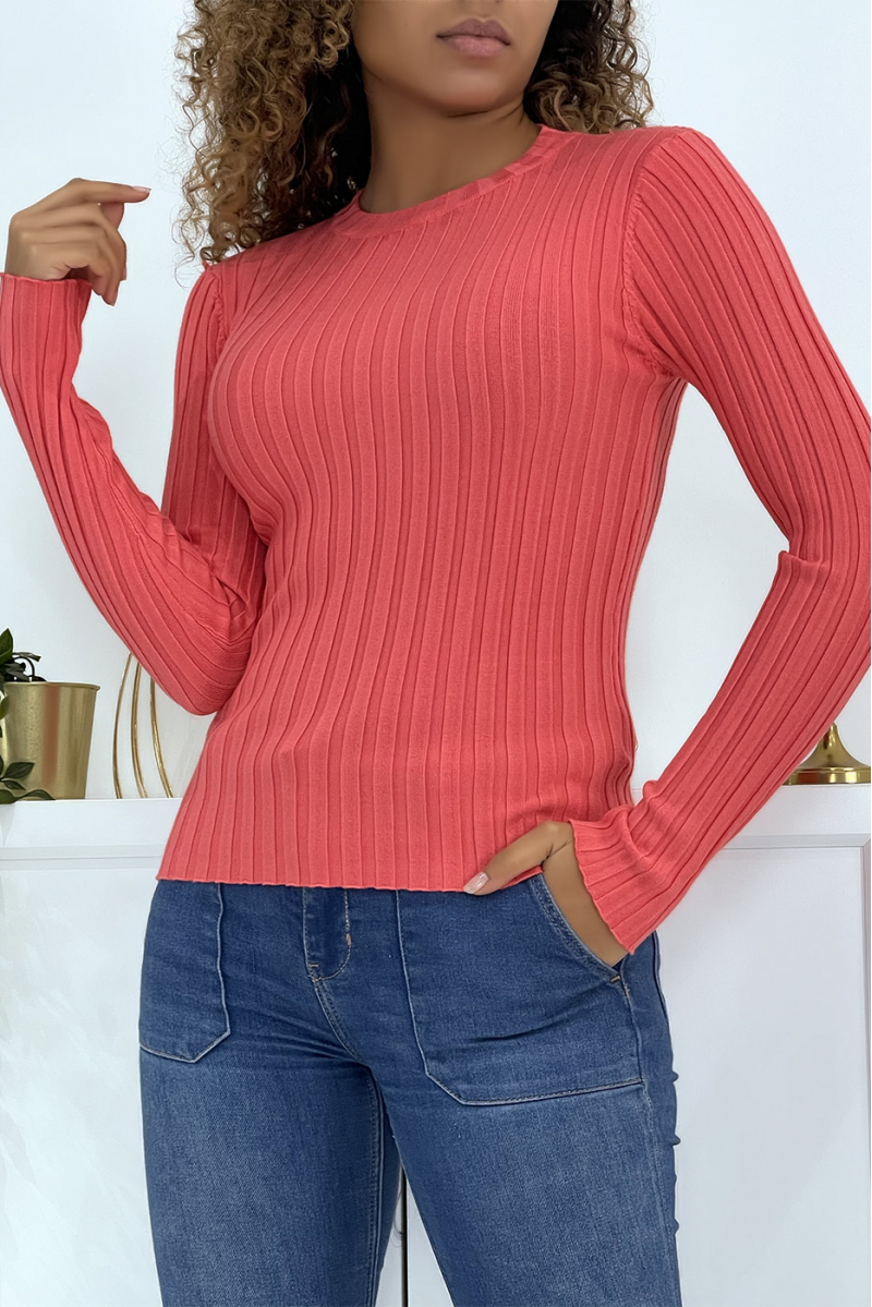 Very soft coral sweater - 1