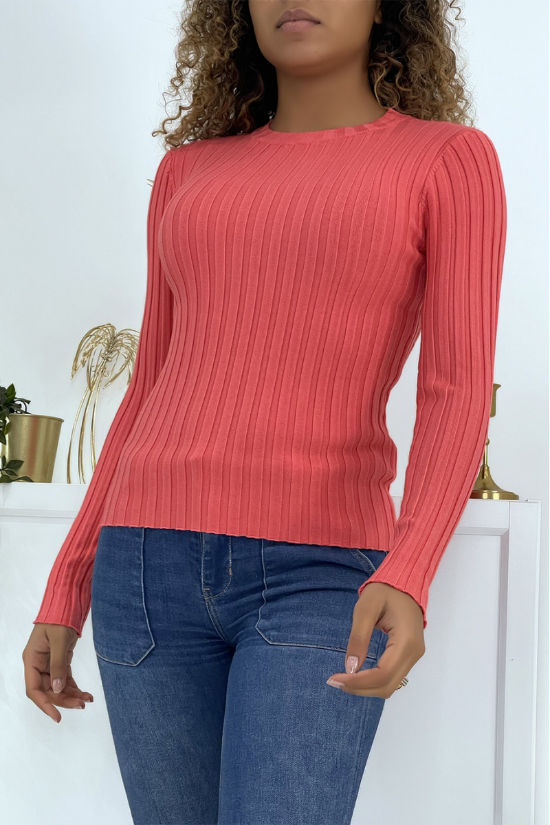 Very soft coral sweater - 2